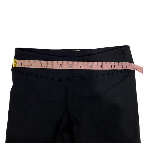 LULULEMON IVIVVA  Black Capri Leggings Size 0 Kids 10 - Picture 5 of 8